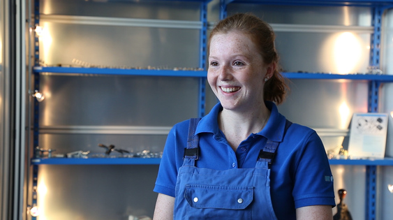 Mädchen in der Technischen Ausbildung